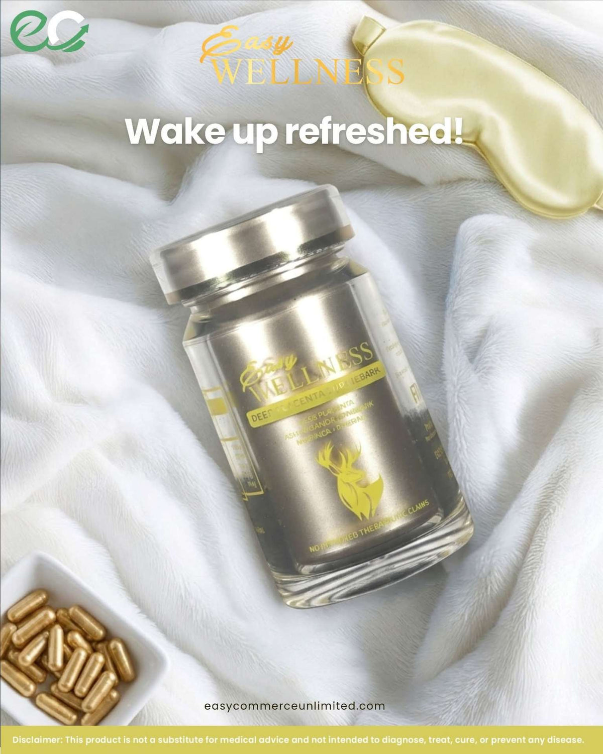 Easy Wellness Deer Placenta Stem Cell (15 Capsules)