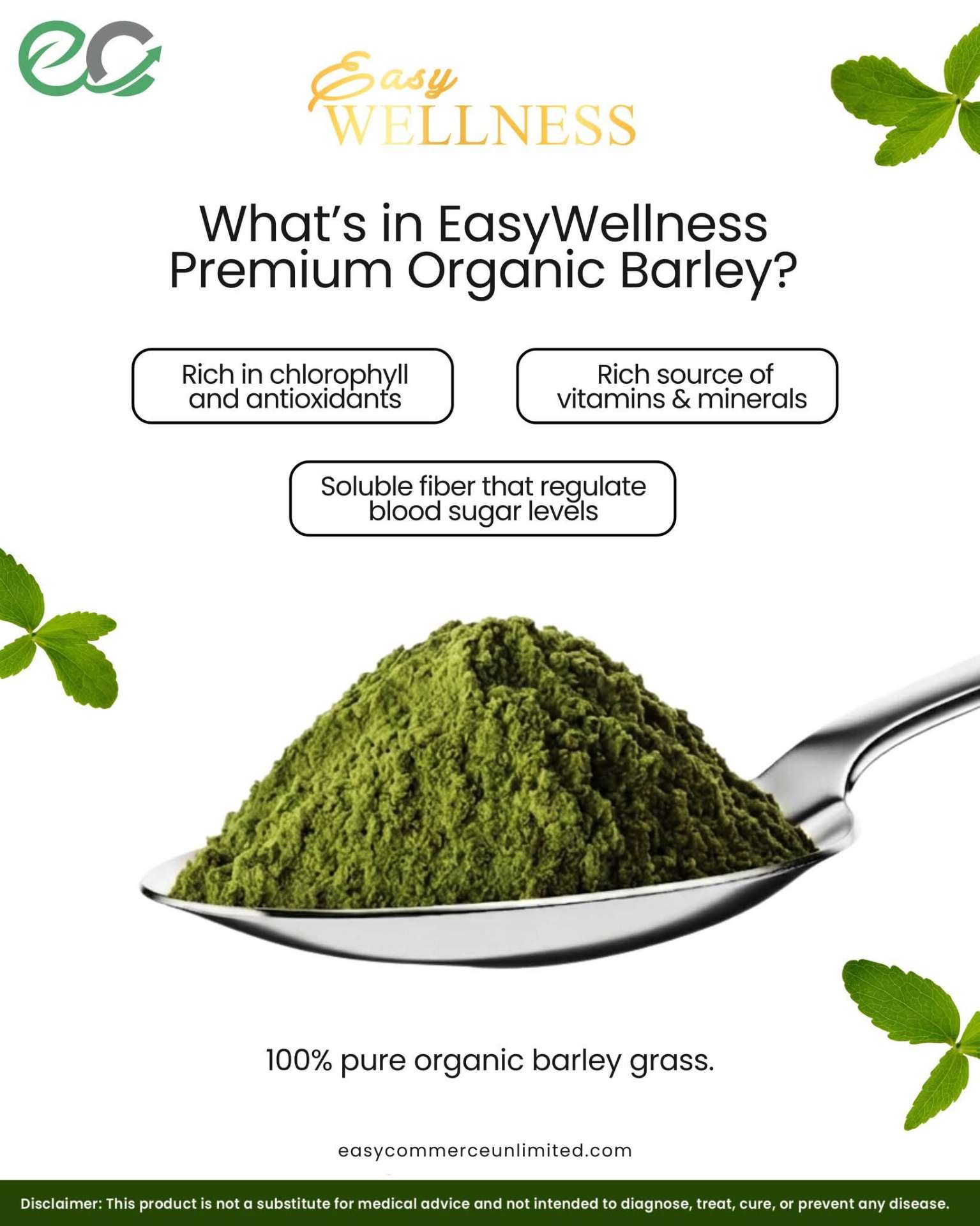 Premium Organic Barley