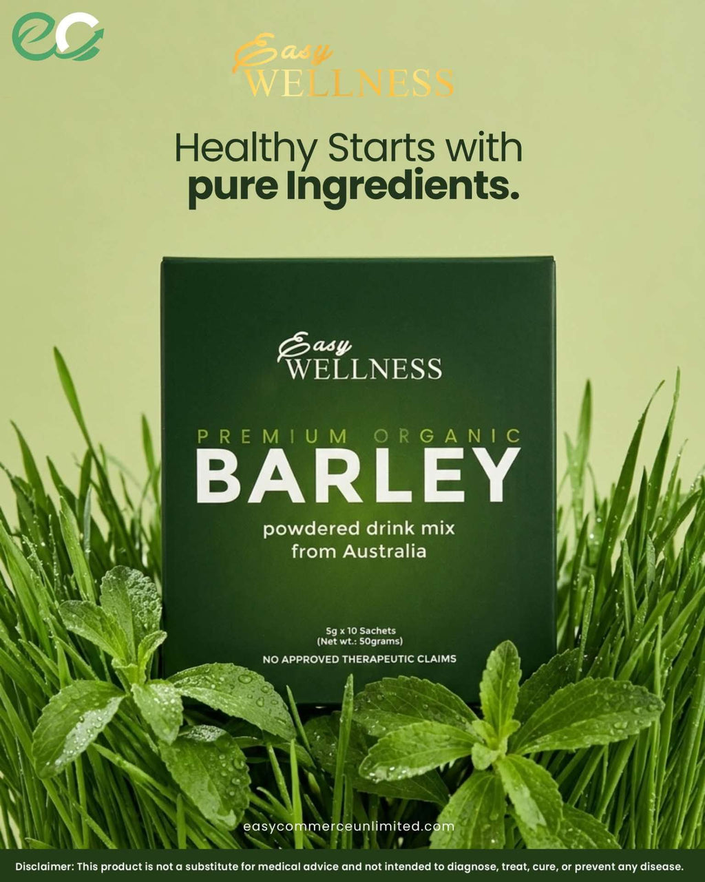Premium Organic Barley