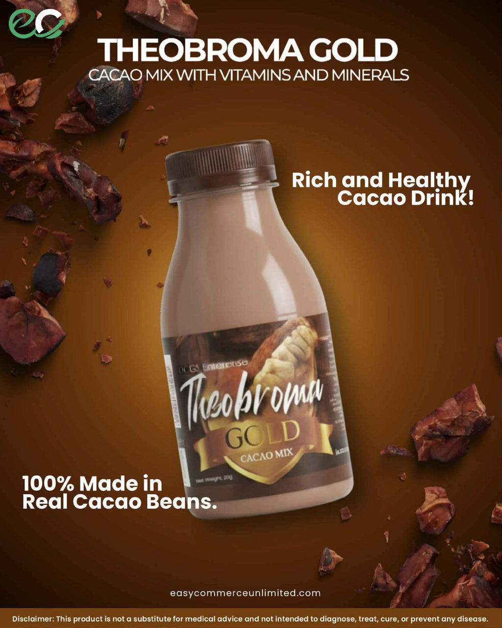 THEOBROMA GOLD – Cacao Mix with Vitamins and Minerals