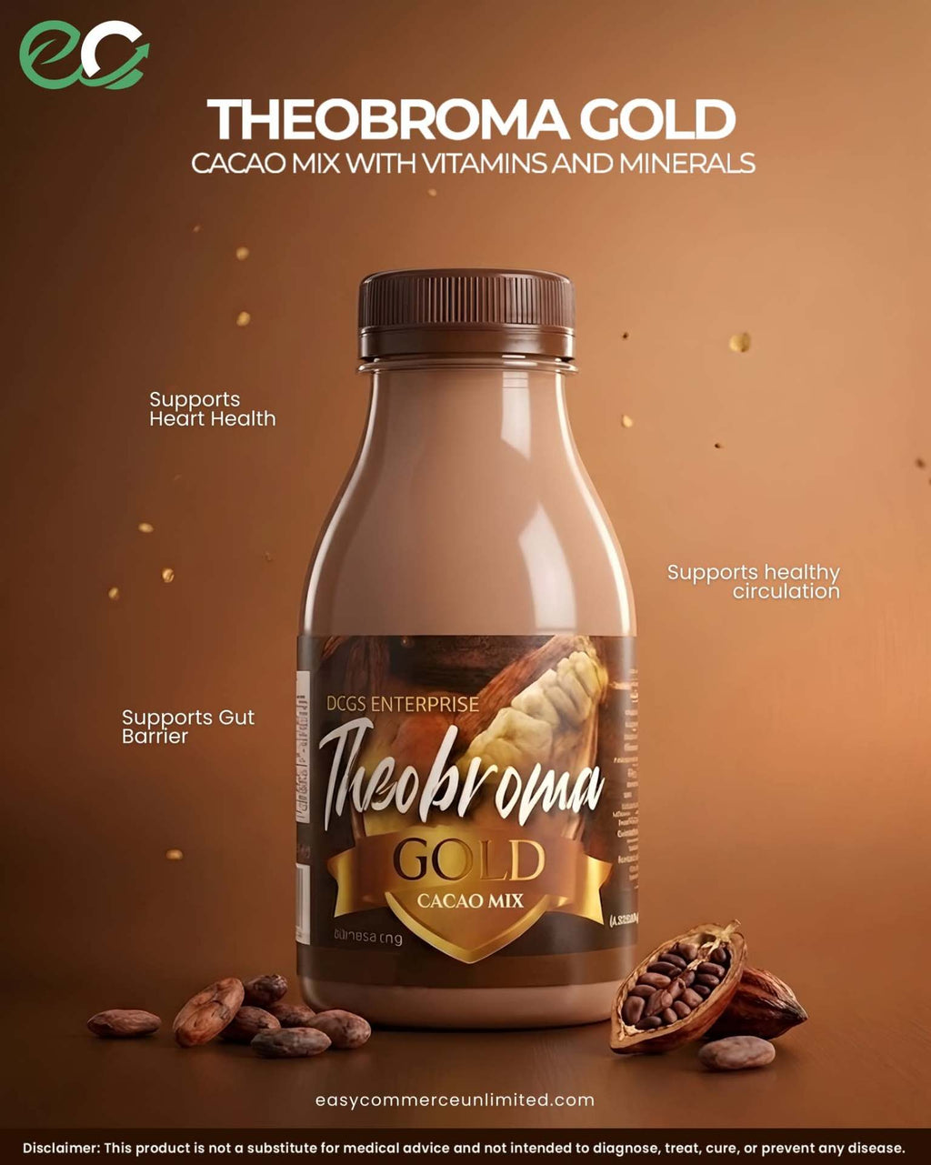 THEOBROMA GOLD – Cacao Mix with Vitamins and Minerals